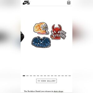 Nike SB Dunk Neckface Patches Set